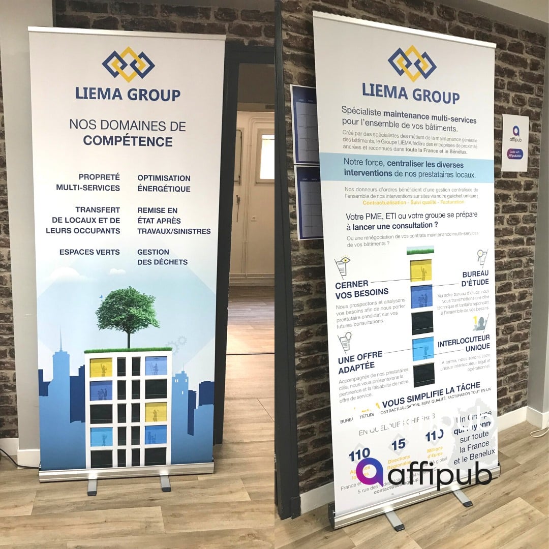 Projet client creation d'un roll up pour Liema Group