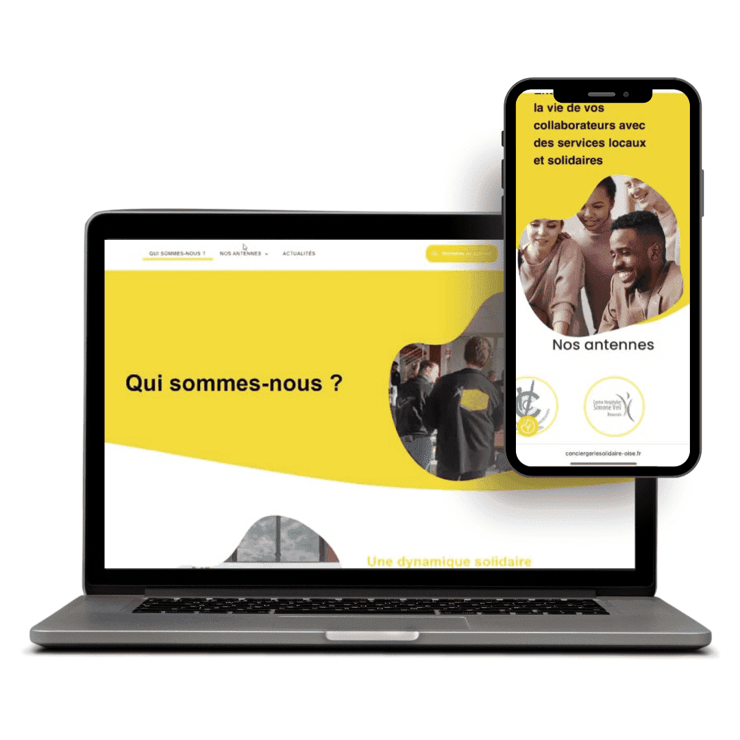 Refonte du site internet de La Conciergerie Solidaire de l'Oise